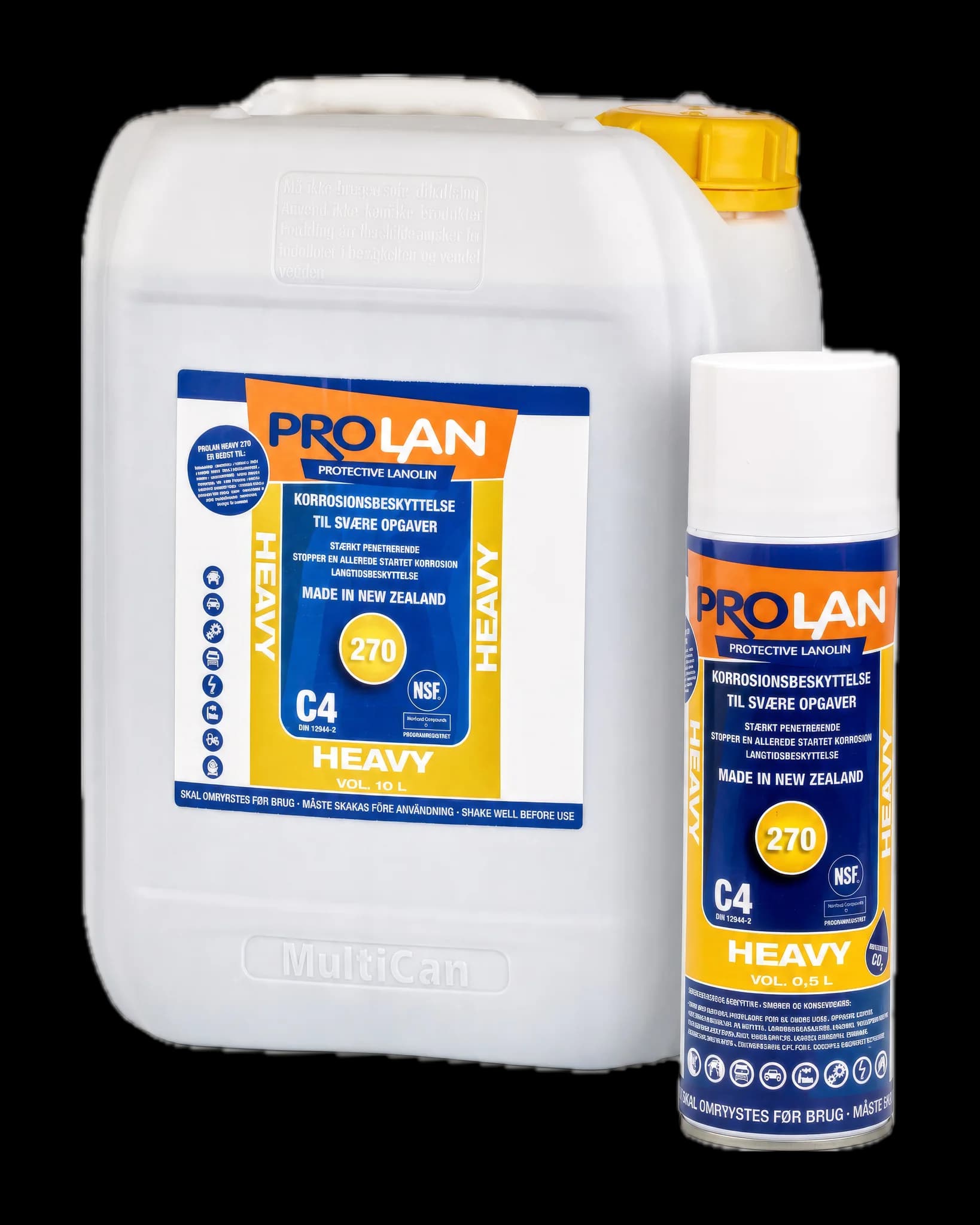 Prolan Heavy 10-literskanne og 500 ml spray