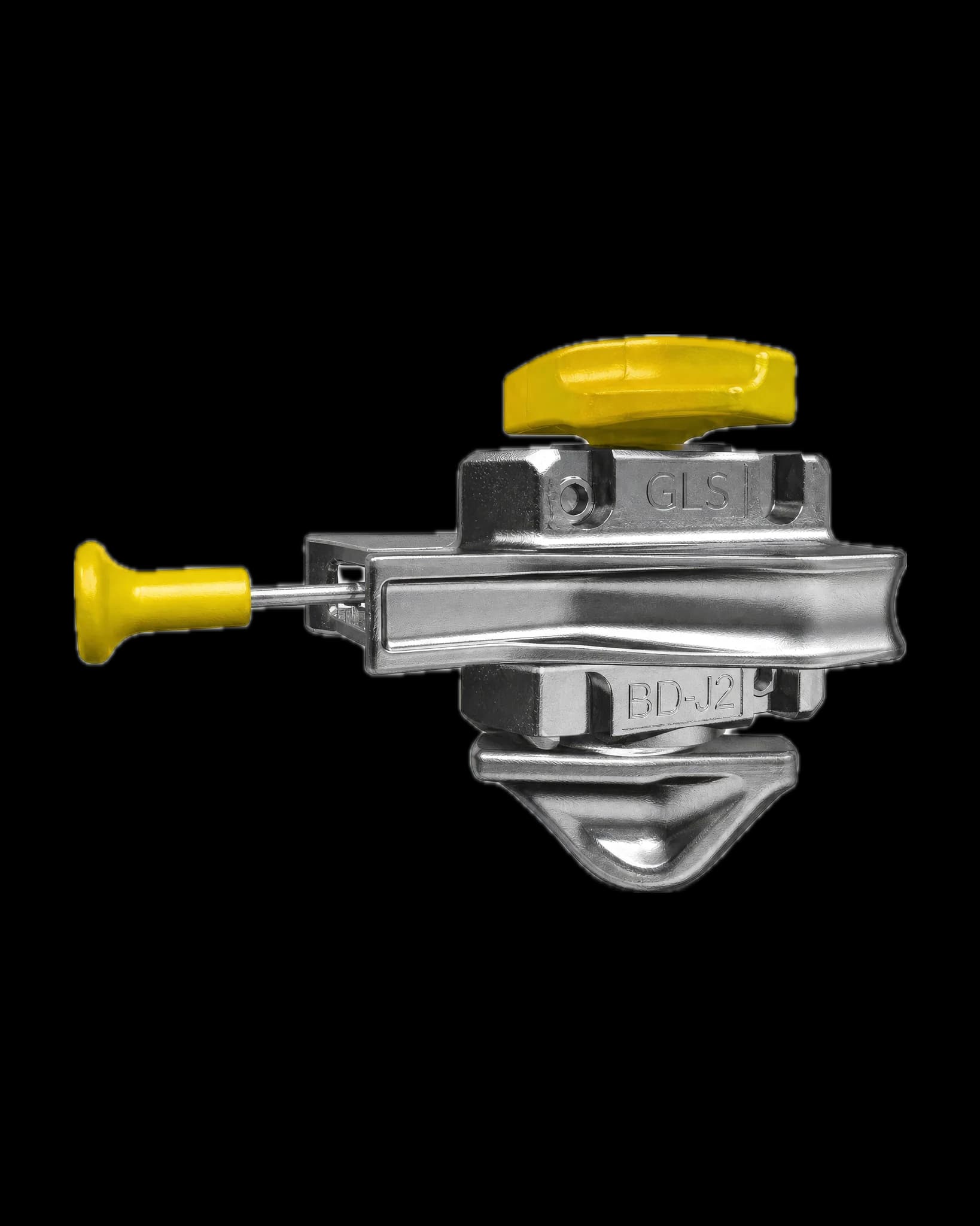 Galvanisert wide-body twistlock med gult håndtak