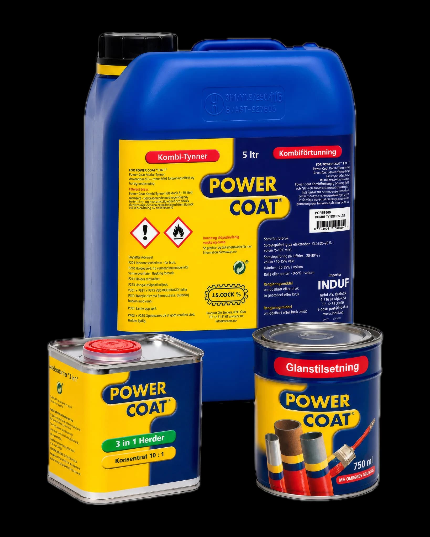 Power Coat kombitynner, herdeakselerator og glanstilsetning